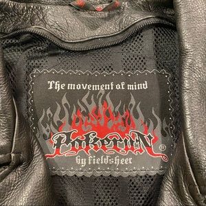 Poker Run Leather Motorcycle Jacket 